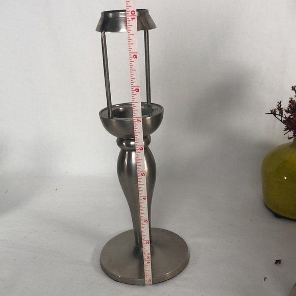 Pottery Barn Accents Pottery Barn Silver Tea Candle Holder Poshmark